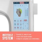 POOLIN EOC05 Computerized Embroidery Machine for Beginners