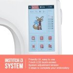 POOLIN EOC06 Embroidery Machine with Large Touchscreen