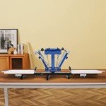 VEVOR 4 Color Screen Printing Machine 21.2"x17.7