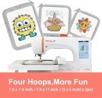 POOLIN EOC06 Embroidery Machine with Large Touchscreen