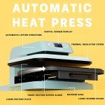 HTVRONT Automatic Heat Press Machine for T-Shirts