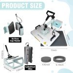 BetterSub 5-in-1 Heat Press Machine for Custom Clothing
