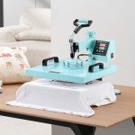 VEVOR 5-in-1 Heat Press Machine 15x15 Inch