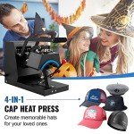 VEVOR 4-in-1 Heat Press Machine for Hats