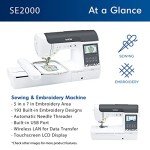 Brother SE2000 Sewing and Embroidery Machine