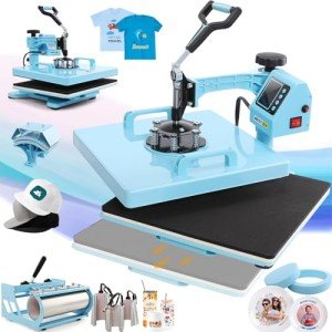 8-in-1 Heat Press Machine for DIY Projects