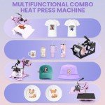 5 in 1 Heat Press Machine for T-Shirts
