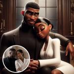 Custom Cartoon Portrait Canvas for Couples