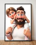 Personalized Cartoon Portraits for Couples and Friends