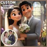 Personalized Cartoon Portrait Canvas Wall Art