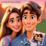 Personalized Cartoon Portrait Canvas Wall Art
