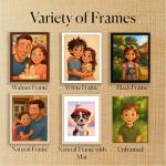 3D Cartoon Style Personalized Photo Portrait Art