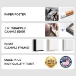 Personalized Watercolor Family Portrait Canvas Print