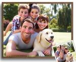 Personalized Cartoon Family Portrait Poster