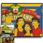 Custom Cartoon Family Portrait Wall Art Poster