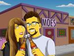 Custom Simpsons-Style Cartoon Portrait from Your Photo