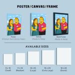 Custom Simpsons-Style Cartoon Portrait from Your Photo