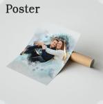 Personalized Watercolor Portrait Gift for Her