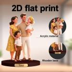 Personalized Cartoon Photo Ornament for Home Decor