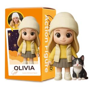 Personalized 3D Mini Action Figure for Any Occasion