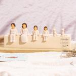 Custom Family Figurines - Hand-Painted Mom Sculpture
