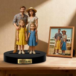 Custom Cartoon Photo Figure Ornament for Any Occasion