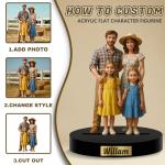 Custom Cartoon Photo Figure Ornament for Any Occasion