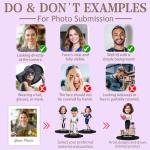 Custom 3D Cartoon Figurines with Personalized Name