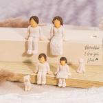 Custom Family Figurines - Hand-Painted Mom Sculpture