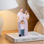 Personalized Family of 4 Figurine Sculpture