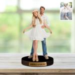 Custom Cartoon Family Figurine Desk Decor Gift