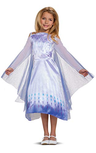 Frozen 2 Elsa Costume with Classic Dress & Cape, Child Size Small