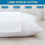 Soft Egyptian Cotton Pillowcases Set of 2 - White