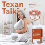 100% Egyptian Cotton Pillowcase Set of 2