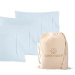 Light Blue 1000 TC Egyptian Cotton Pillowcase Set