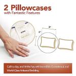 100% Egyptian Cotton Pillowcase Set of 2