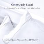 Queen Pillowcase Set - 400 Thread Count, Bright White