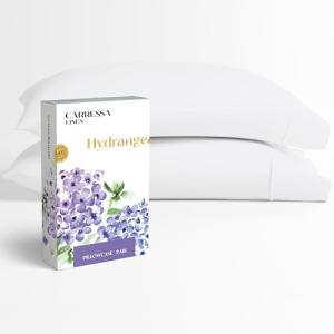 Carressa Luxury 100% Egyptian Cotton King Pillowcases – Set of 2