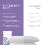 Carressa Luxury 100% Egyptian Cotton King Pillowcases – Set of 2