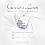 Carressa Luxury 100% Egyptian Cotton King Pillowcases – Set of 2