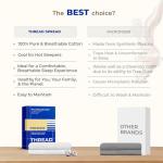 Luxury Deep Blue Egyptian Cotton King Pillowcases Set