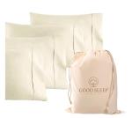 1000 TC Ivory King Pillowcases - Set of 4