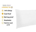 Egyptian Cotton Zippered Pillow Protectors, 2-Pack