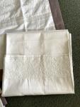 King White Butterfly Embroidered Egyptian Cotton Pillowcases