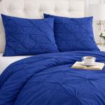 Egyptian Cotton Pillow Shams Set - Blue, 600 TC