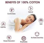 White Ruffle Edge Egyptian Cotton Pillow Shams Set