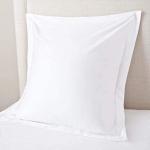 White 600 Thread Count 100% Egyptian Cotton Euro Shams