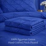Egyptian Cotton Pillow Shams Set - Blue, 600 TC