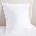 White 600 Thread Count 100% Egyptian Cotton Euro Shams