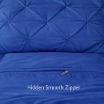 Egyptian Cotton Pillow Shams Set - Blue, 600 TC